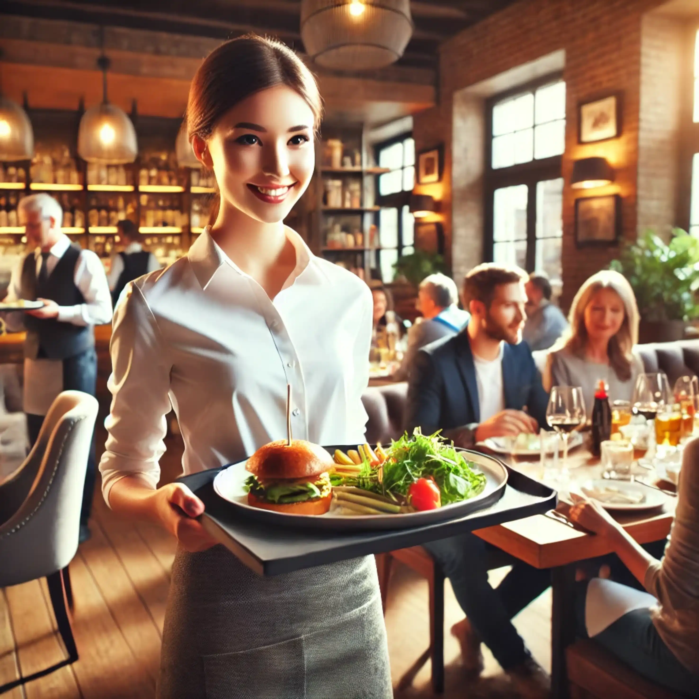 Food served to the table